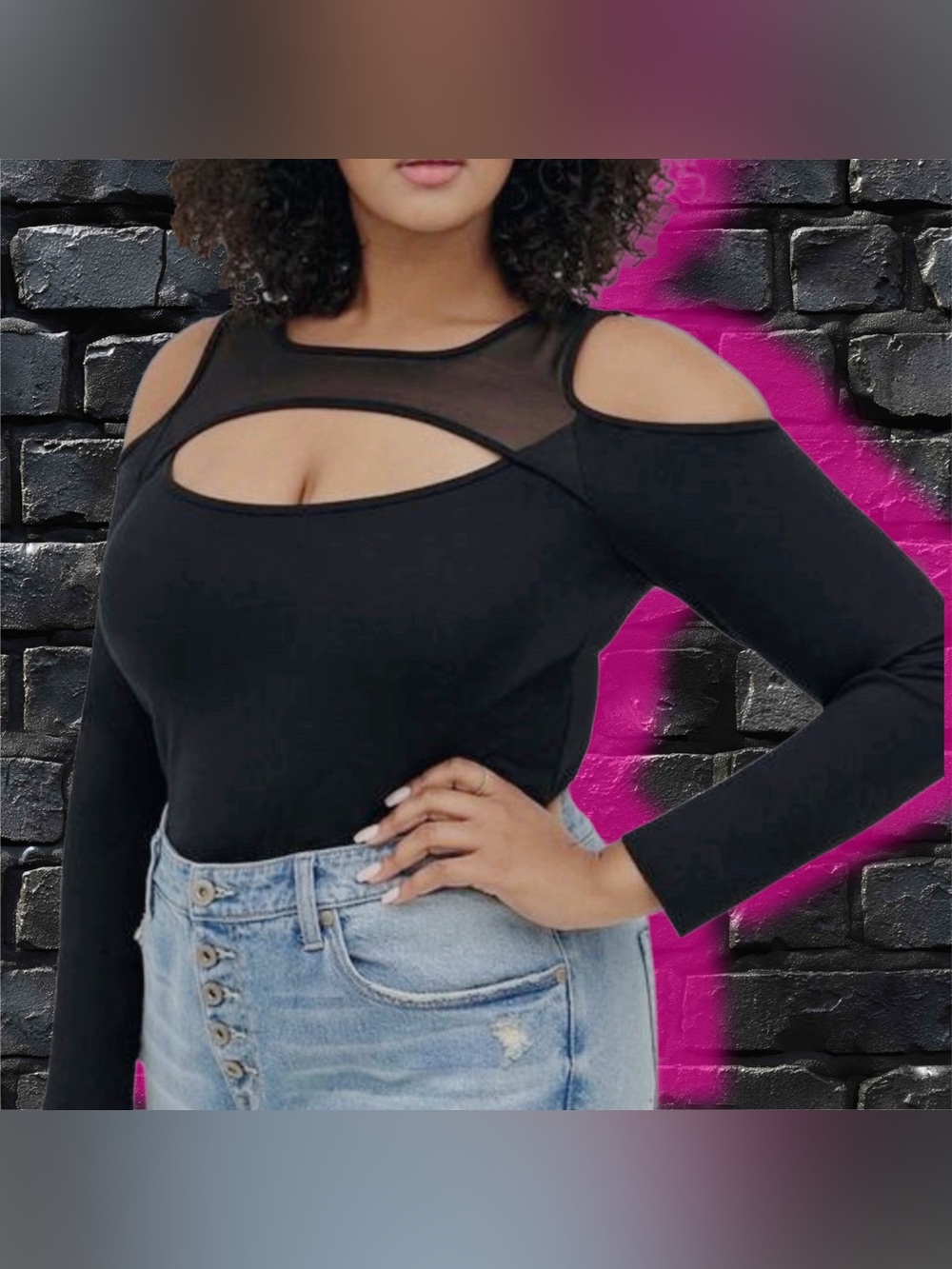 NWT TORRID SIZE 0 FOXY COLD SHOULDER